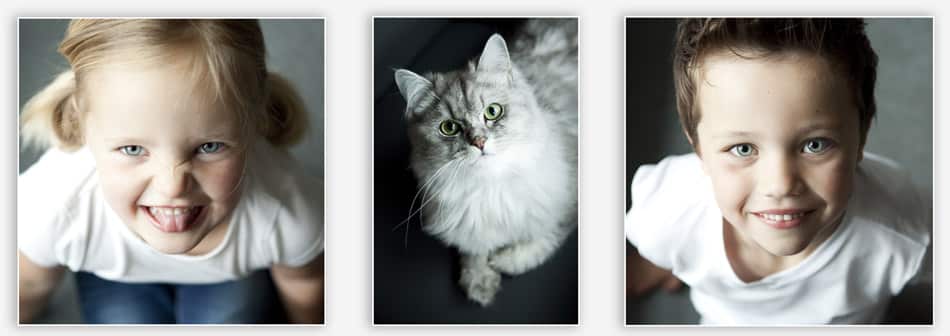 Drie fotomodellen in Esch