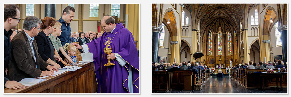 Zegening tijdens de uitvaart