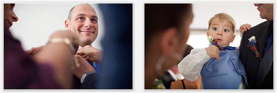 Trouwcorsage met lieveheersbeestje