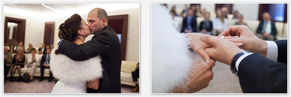 Kus en ringen op het stadhuis van Eindhoven