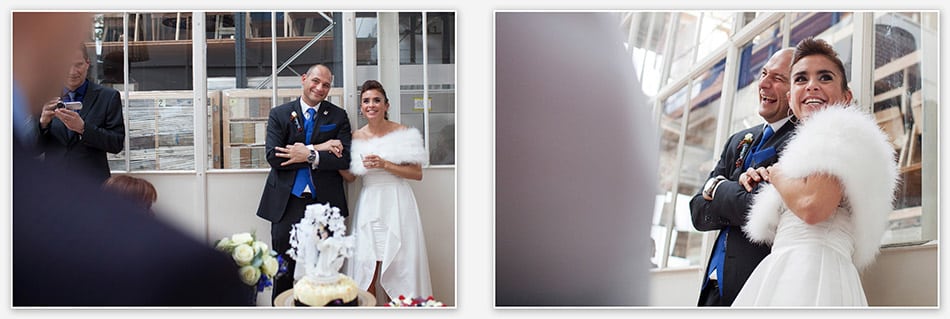 Trouwspeech in restaurant Piet Hein Eek