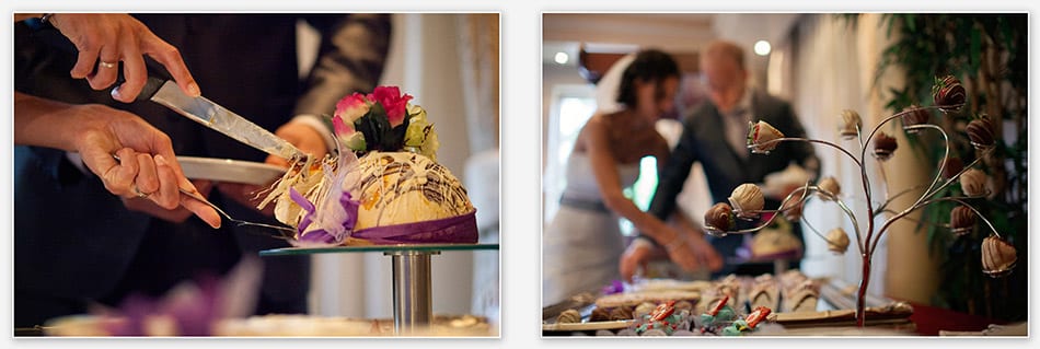 Bijzondere bruidstaart van chocolade