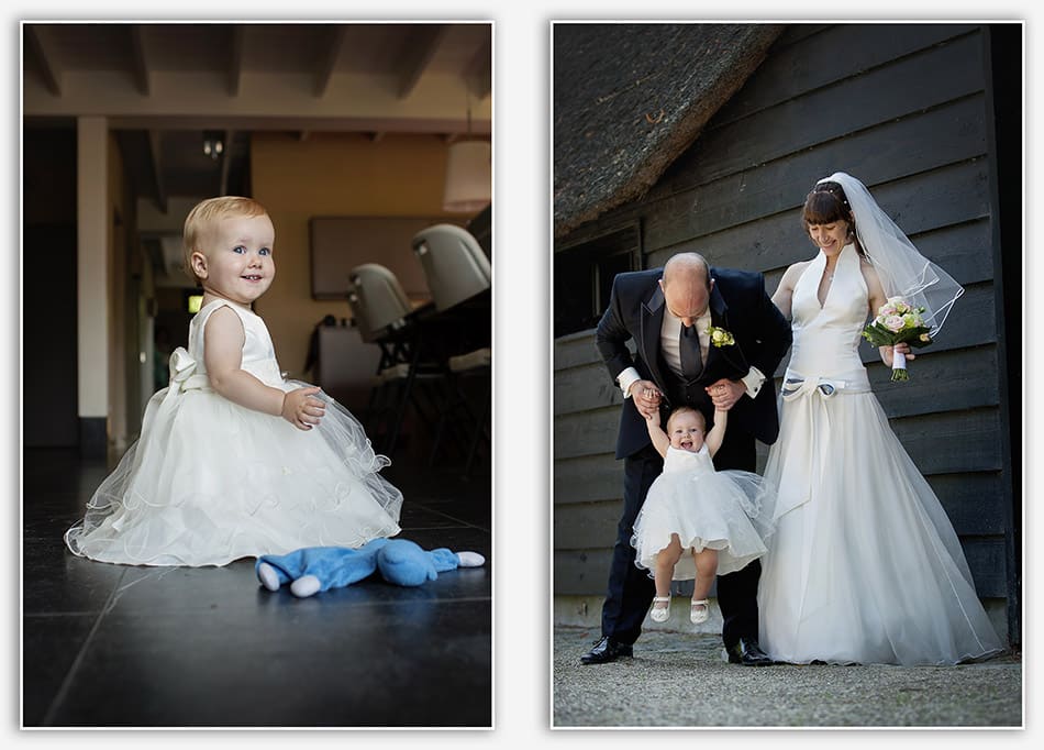 Stralen bruidsmeisje