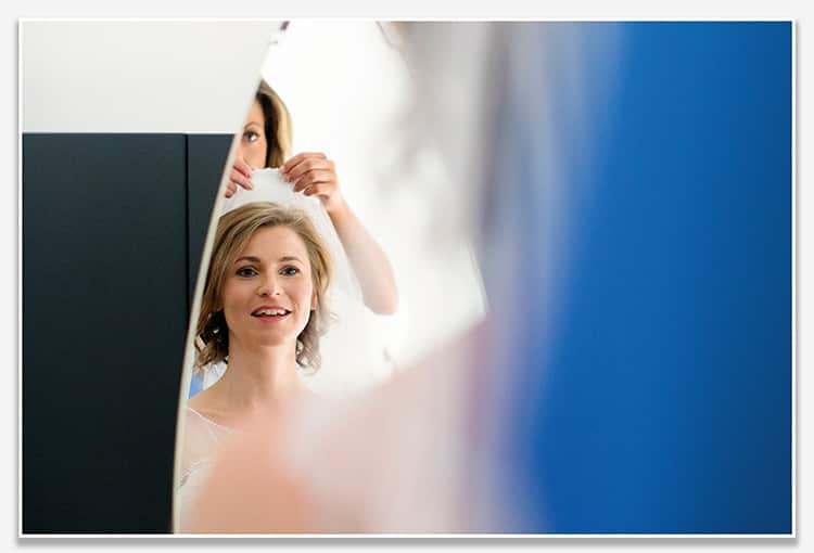 Voorbereiding van de bruid in Vught