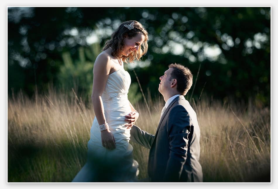 Bruidspaar op de Sonse Heide