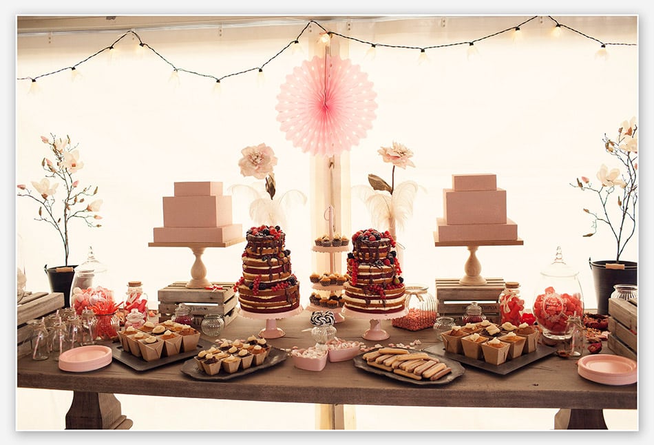 Bruidsfotografie snoepbuffet