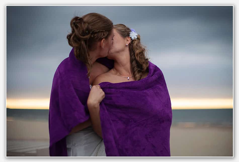 Bruidsfotografie bij Millers Beach