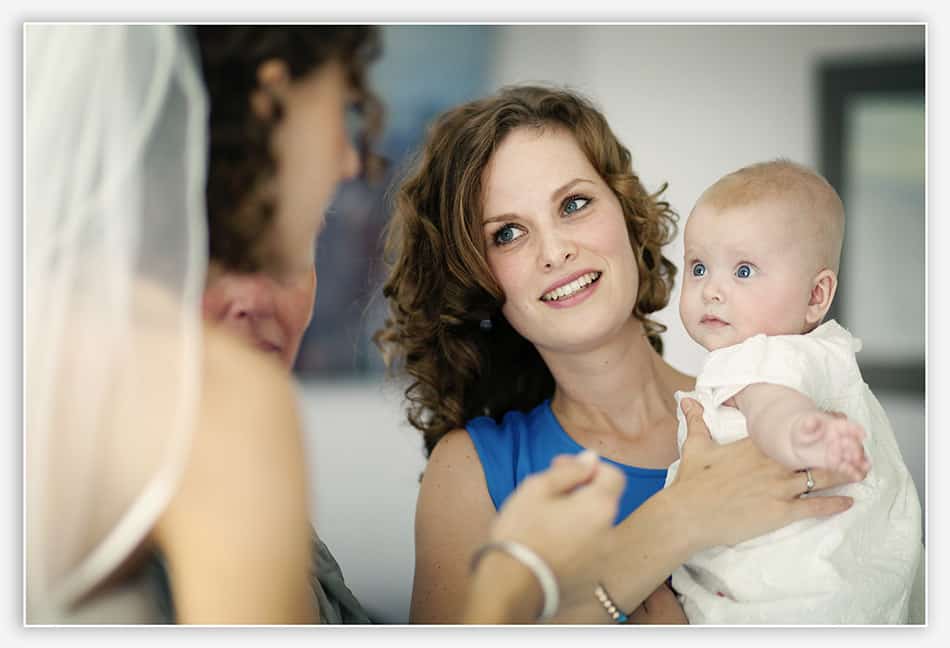 Bruid en bruidsmeisje