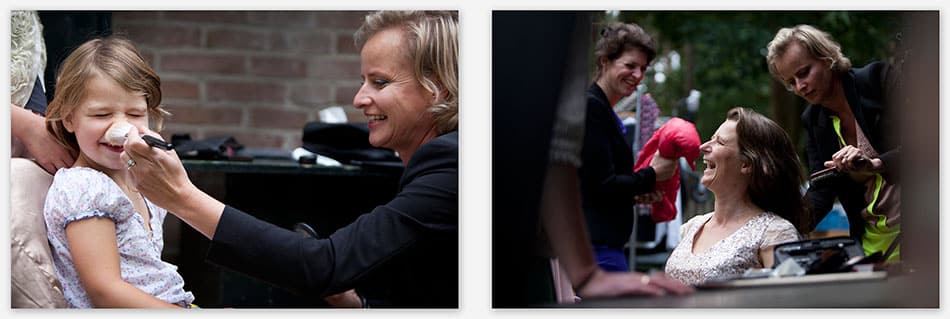 Bruidsfotografie_Utrecht Visagie voor moeder en dochter