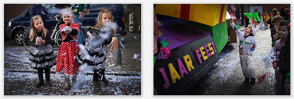 Optocht met Confetti 