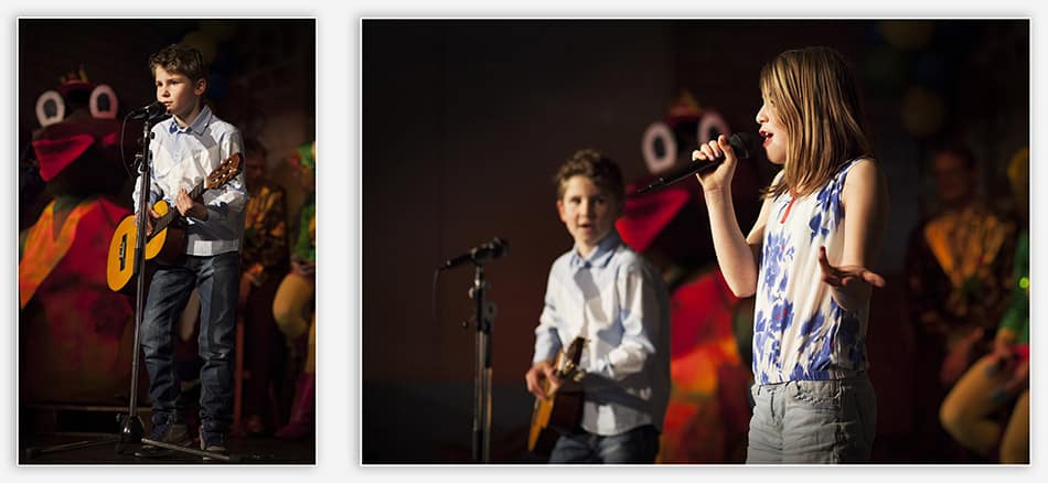 Nielson en Miss Montreal op kindermatinee 