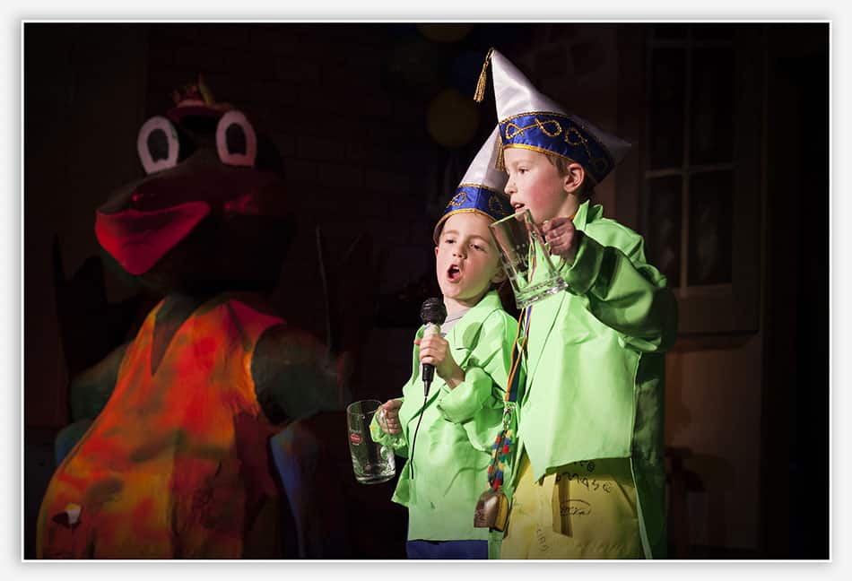 Lawine Boys op het kindermatinee 