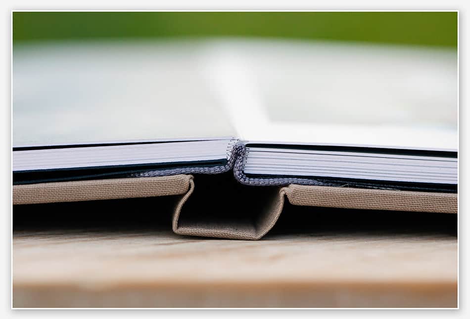 Trouwboek zonder vouwlijn