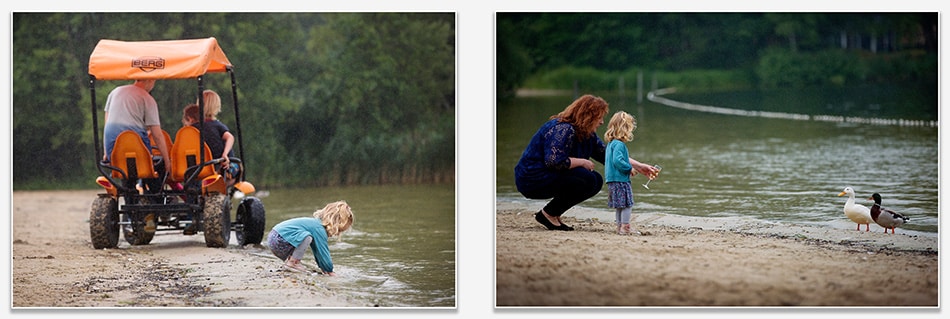 Familieshoot ook in de regen