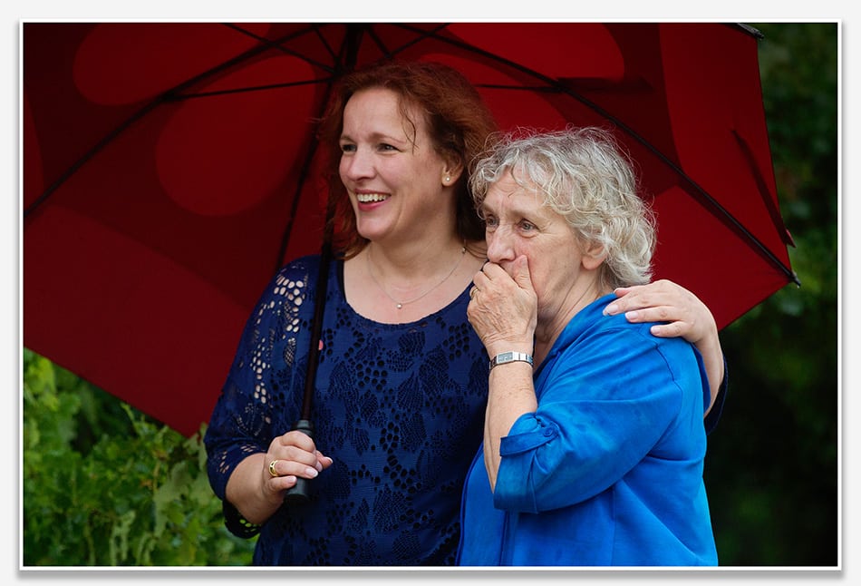 Genieten tijdens de fotoshoot