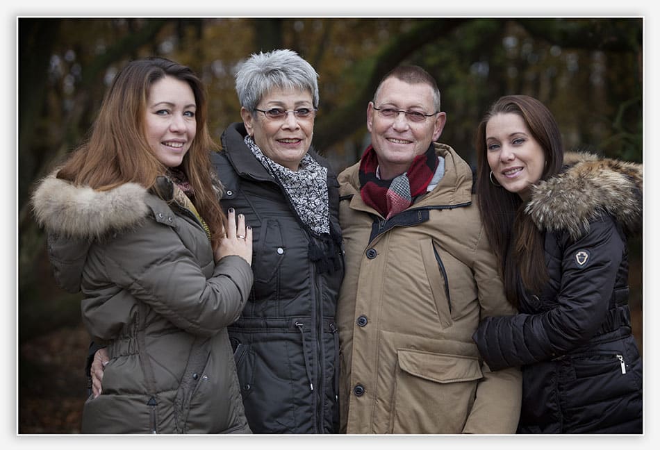 Familiefoto bij de Tafelberg 