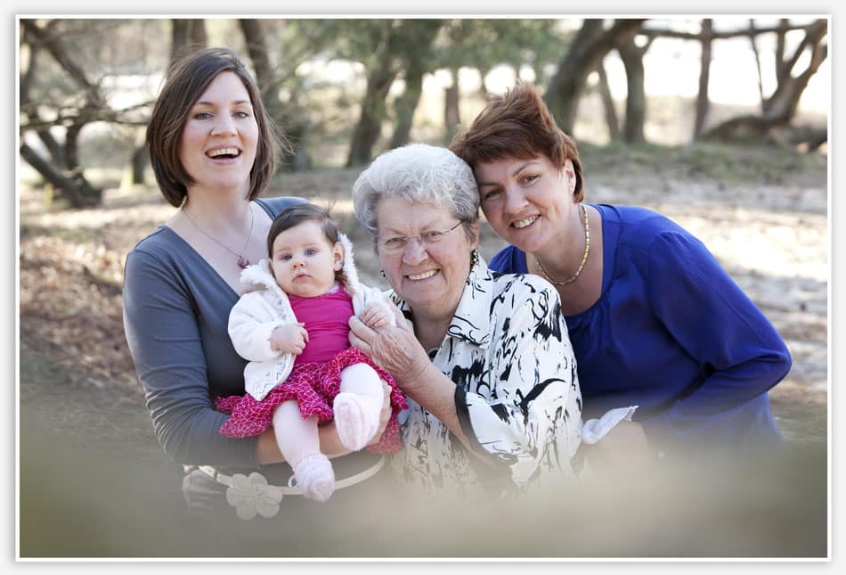 Familiefotografie Eindhoven Vier generaties op één foto