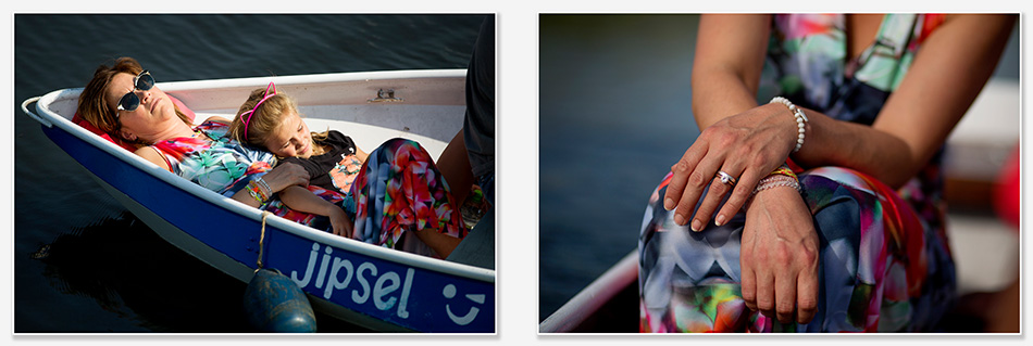 Ontspannen bij de familiefotografie