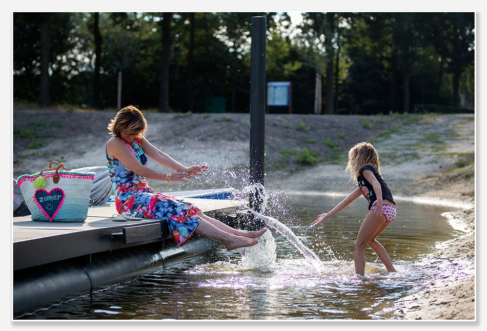 Lekker spetteren in het Essche Stroom 