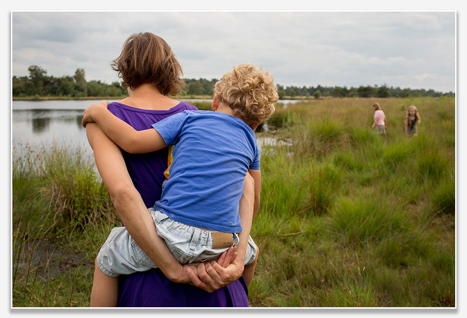 Op zoek naar kikkers bij de Kampina Boxtel