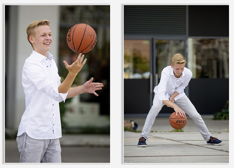 Basketballen op Strijp-S