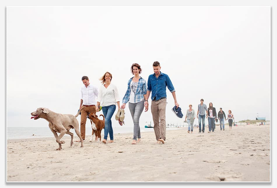 Familiefotografie bij Kaap Noord Texel