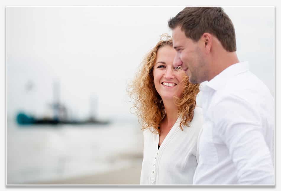 Familieportret op het strand
