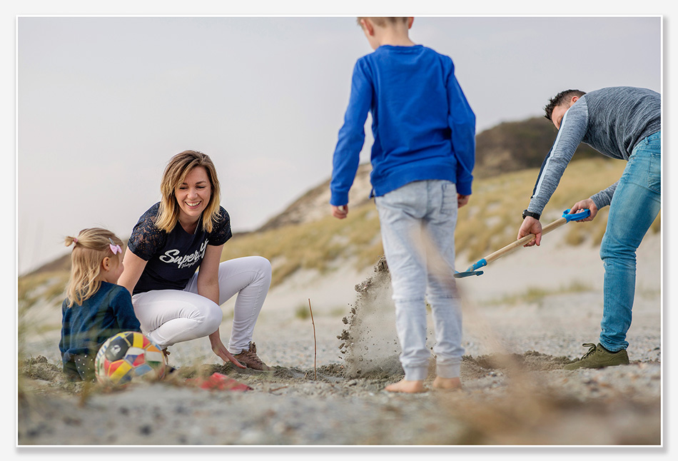 Spelen in het zand