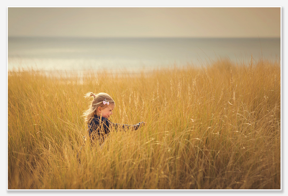 Familiefotografie aan zee
