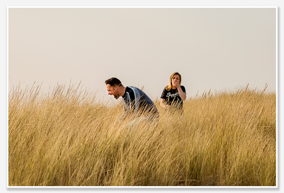 Verstoppertje tijdens de familieshoot