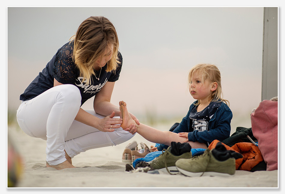 Ontzanden na het fotograferen
