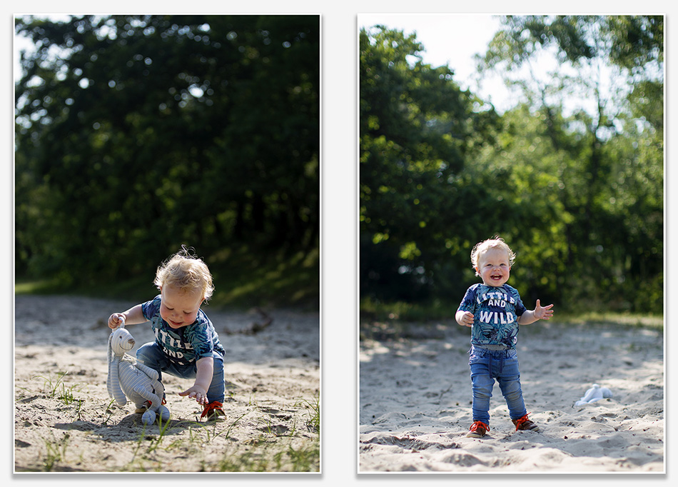 Op eigen benen in het zand