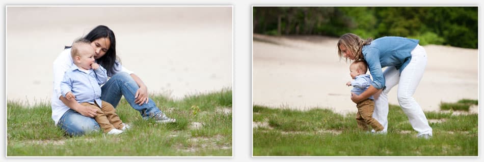 Foto's maken bij der zandverstuiving van Rosmalen