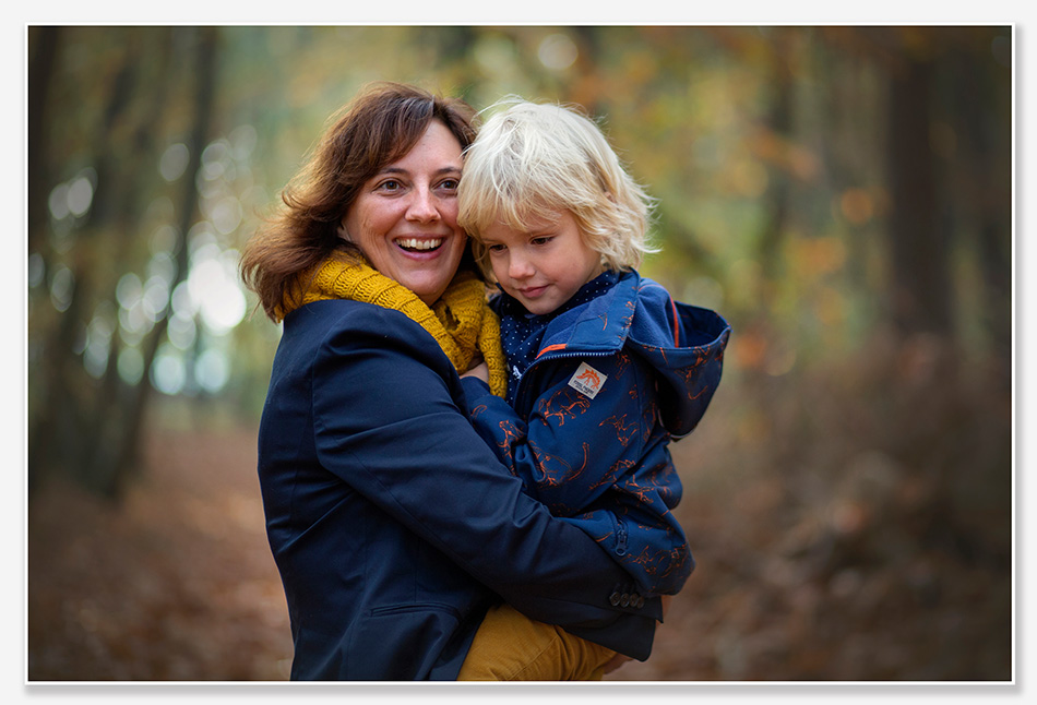 Familiefotografie in het bos