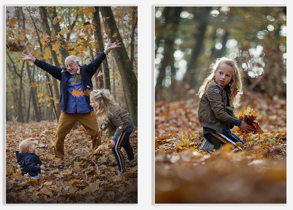 Lekker stoeien in het bos