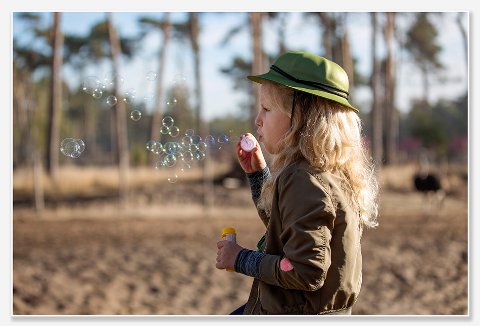 Bellenblaas in het Safari Resort