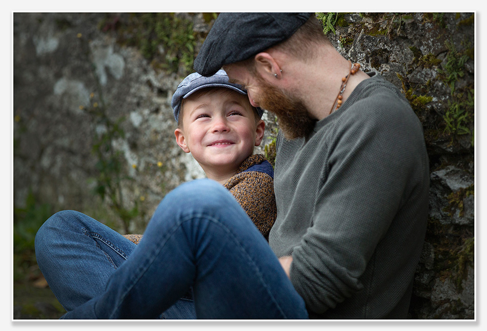 Familiefotografie met vader en zoon