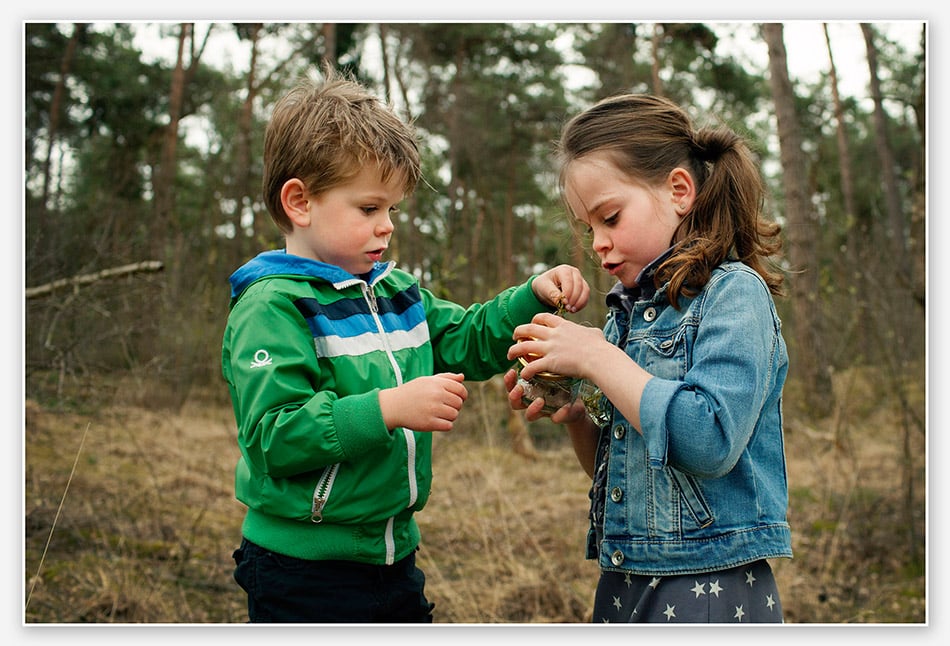 Kinderen op de Sonse Heide