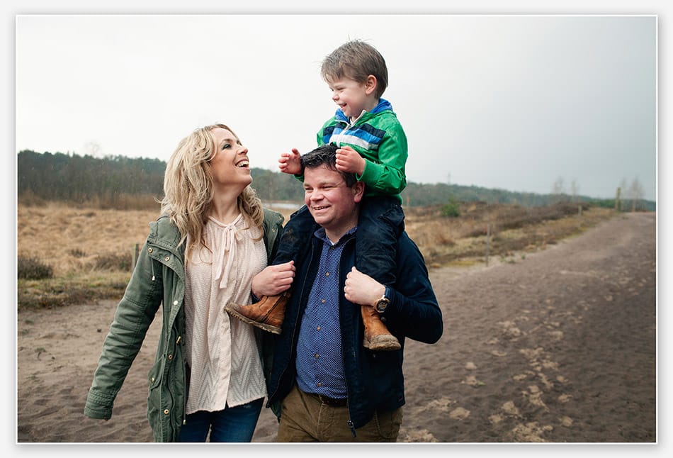 Huiswaarts in de regen