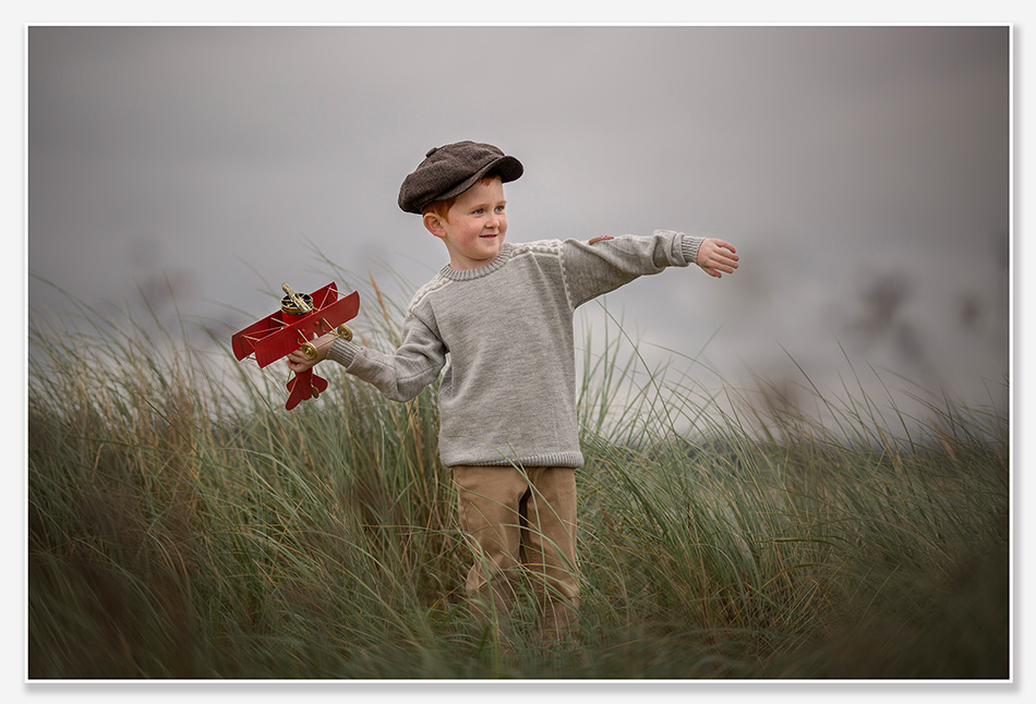 Kinderfotografie in de duinen