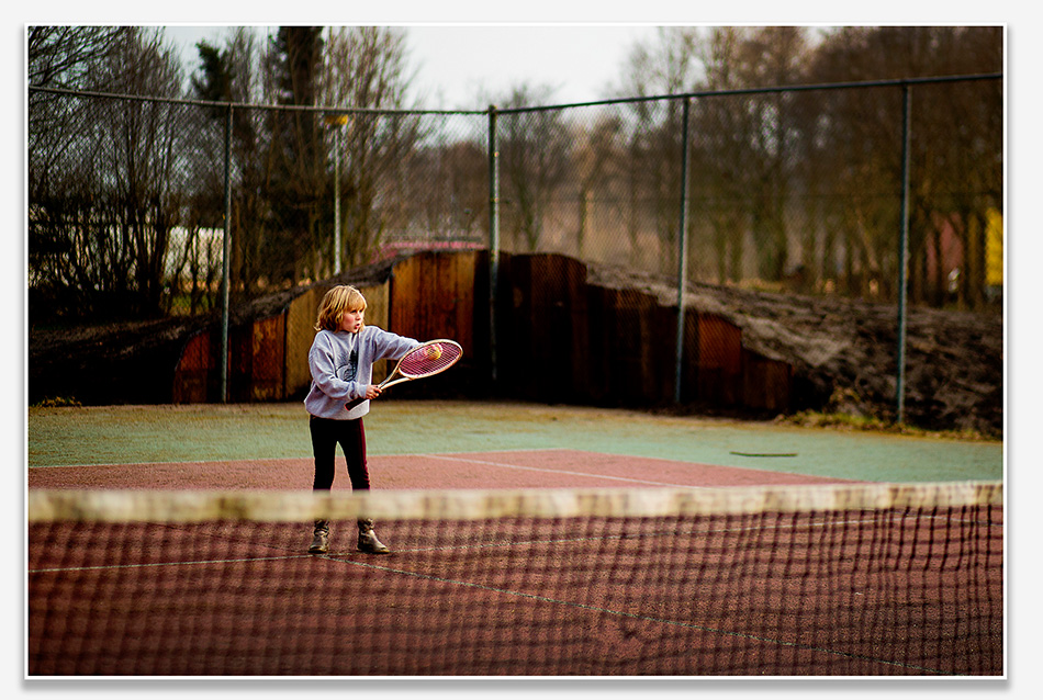 Tennissen op Camping Buitenland