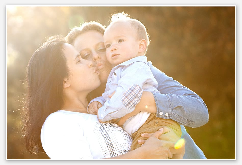 Fotografie met twee moeders