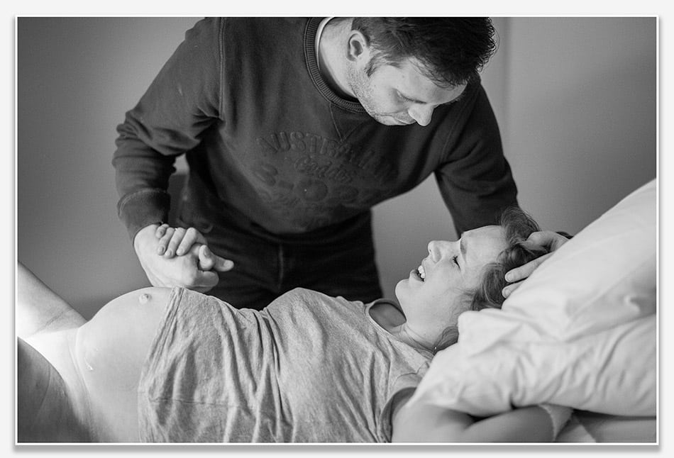 Geboortefotografie tijdens de weeën