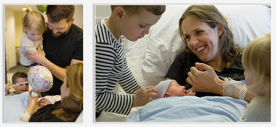 Voorstellen aan grote broer en zus