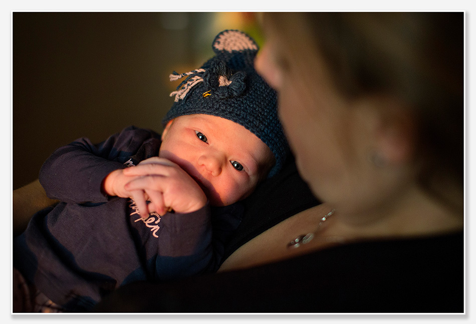 Voor het eerst aangekleed