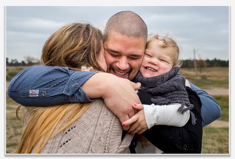 Liefde in beeld gebracht tijdens de herfstshoot