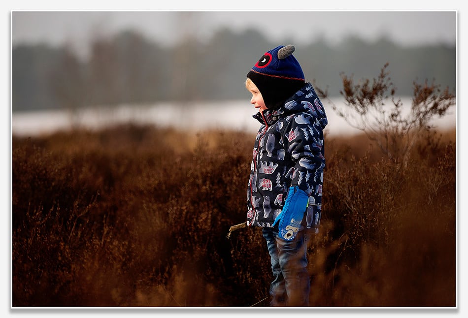 Dik ingepakt in de Drunense Duinen