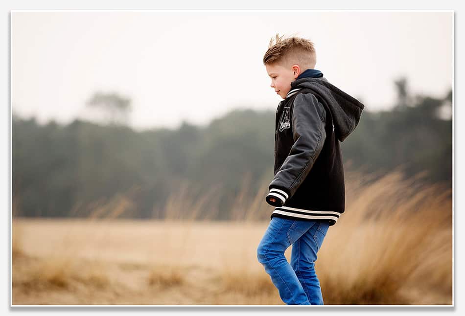 Kinderfotografie in de duinen kan ook stoer zijn