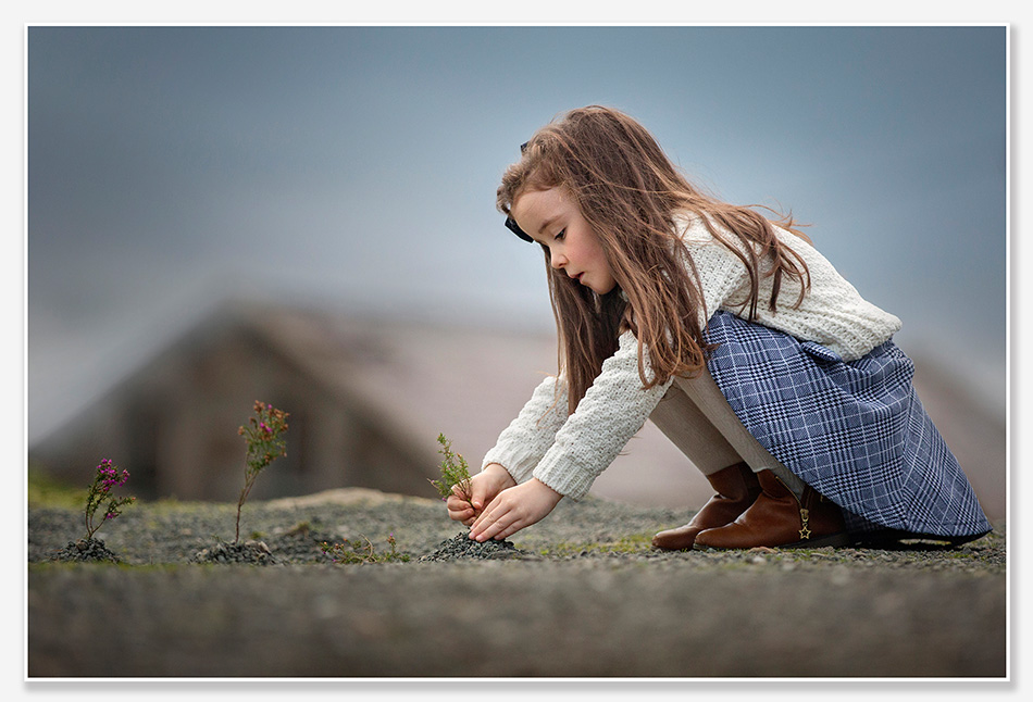 Kinderfotografie met magisch licht