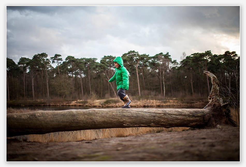 Kinderfotografie bij de Oisterwijkse Vennen en Plassen